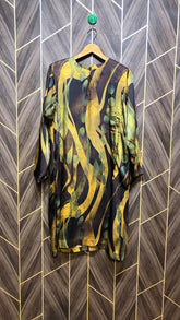 Silk Cordset – Small (Shirt Chest 19 , Length 40| Skirt Waist 32 , Length 41 )