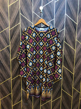 Women Silk Cord Set baggy | Shirt Chest 18 | Shirt Length 36 | Skirt Waist 28 | Skirt Length 41