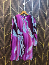 Women Silk Cord Set baggy | Shirt Chest 19 | Shirt Length 37 | Skirt Waist 30 | Skirt Length 39