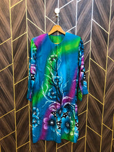 Women Chiffon Cord Set baggy | Shirt Chest 17 | Shirt Length 38 | Skirt Waist 26 | Skirt Length 41
