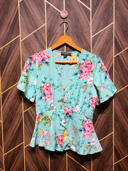 Trendy Chiffon CropTop Size Small