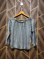 Trendy Linen Crop Top size Small