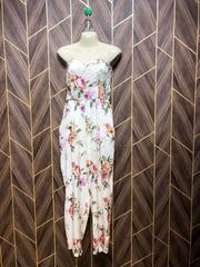 Women Jumpsuit Chiffon Small Size Chest 18 Length 49