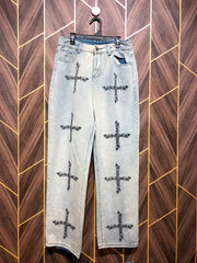 Women Wide Leg Jeans Small | Waist 28 | Length 41