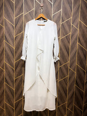 Western Long Maxi Chiffon Small | Size | Chest 18 | Length 52