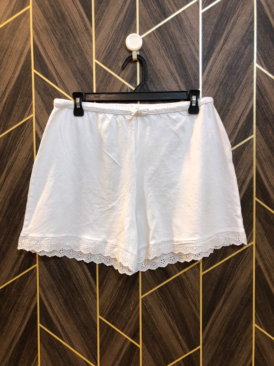 Women Mini Shorts Jersey Medium  | Size Waist 30–32