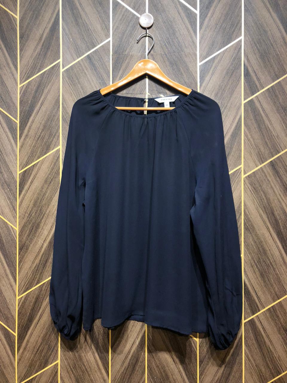 Western Top Chiffon (See Through) – X-Large Size (Chest: 21, Length: 26 )