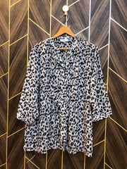 Western Top Chiffon (See Through) – 1XL Size (Chest: 23, Length: 28 )
