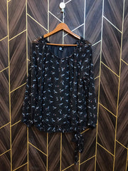 Western Top Chiffon – Large Size (Chest: 20, Length: 26 )