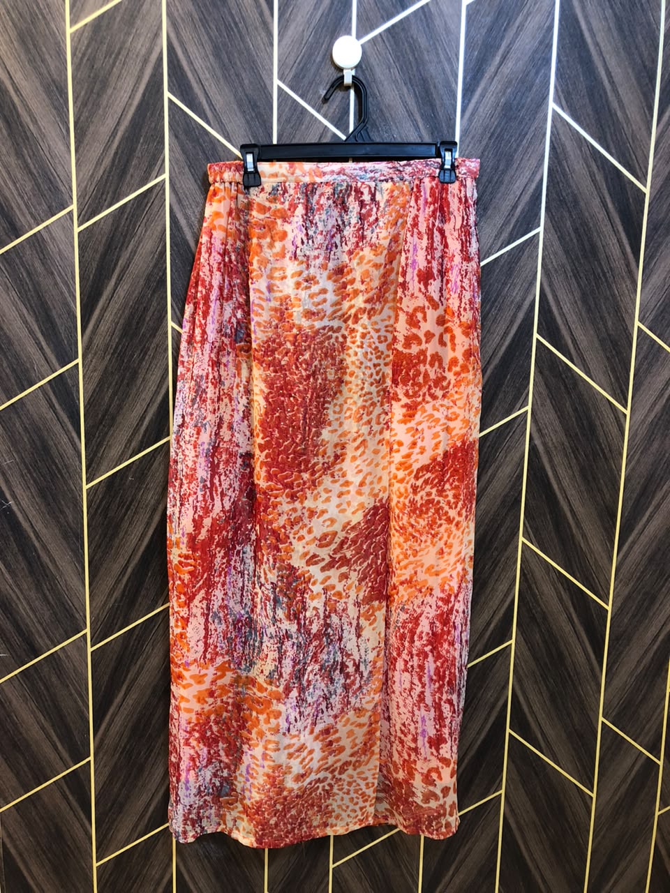 Women Chiffon Cord Set | Shirt Chest 19 | Shirt Length 39 | Skirt Waist 30 | Skirt Length 40