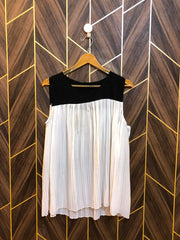 Trendy Chiffon CropTop Size Large