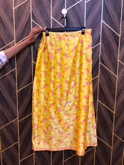 Women Silk Cord Set | Shirt Chest 20 | Shirt Length 39| Skirt Waist 32 | Skirt Length 38