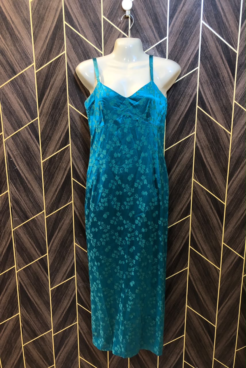 Western Long  Maxi Silk Small | Size | Chest 18 | Length 53