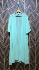 Women Long Shirt Net x Large | shrug  | Length 49