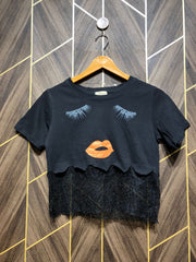 Trendy Jersey CropTop Size Small