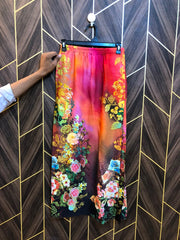 Women Silk Cord Set | Shirt Chest 18 | Shirt Length 35 | Skirt Waist 26 | Skirt Length 37