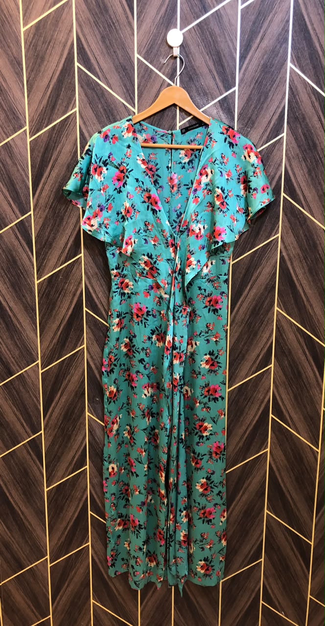 Western jump suite  Silk Small | Size | Chest 18 | Length 53