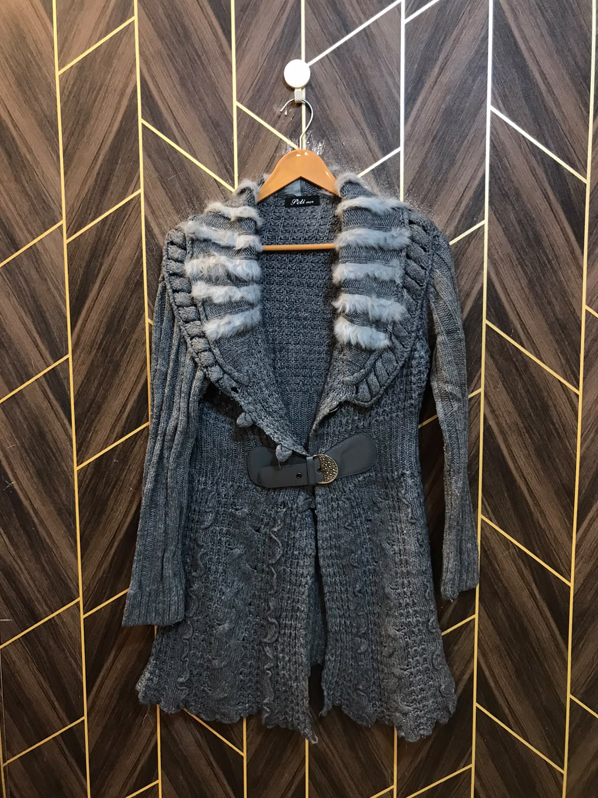 Women Wool Cardigan Sweater Small | Size | Chest 18 | Length 33