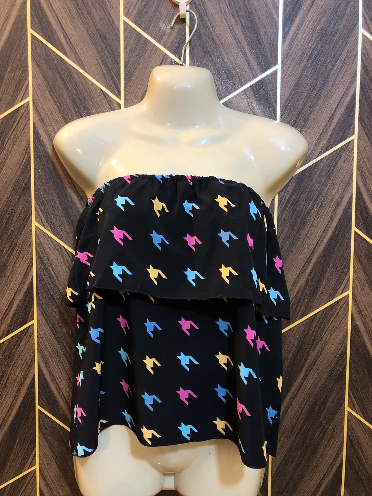 Trendy Chiffon CropTop Size Small