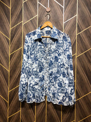 Western Top Chiffon (See Through) – 1X-Large Size (Chest: 23, Length: 27)