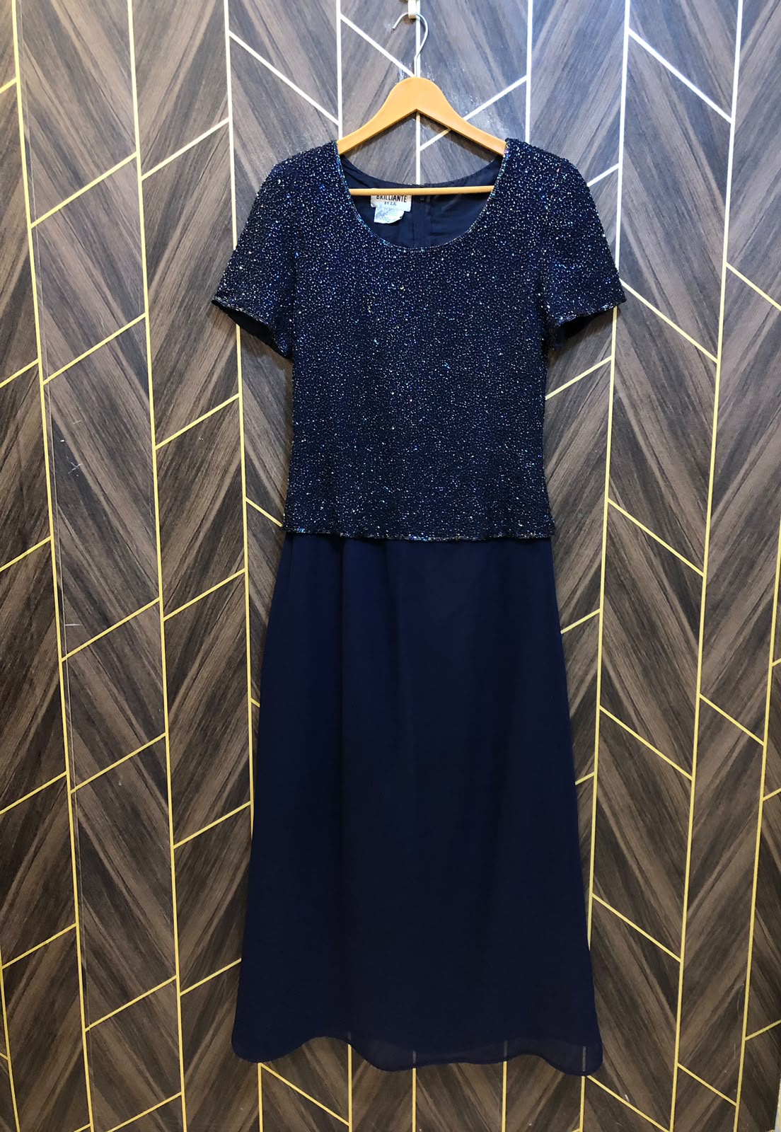 Western Long Maxi Chiffon Small | Size | Chest 18 | Length 55