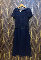 Western Long Maxi Chiffon Small | Size | Chest 18 | Length 55