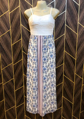 Western Long Maxi Chiffon Small | Size | Chest 18 | Length 53