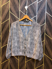 Trendy Linen CropTop Size Large