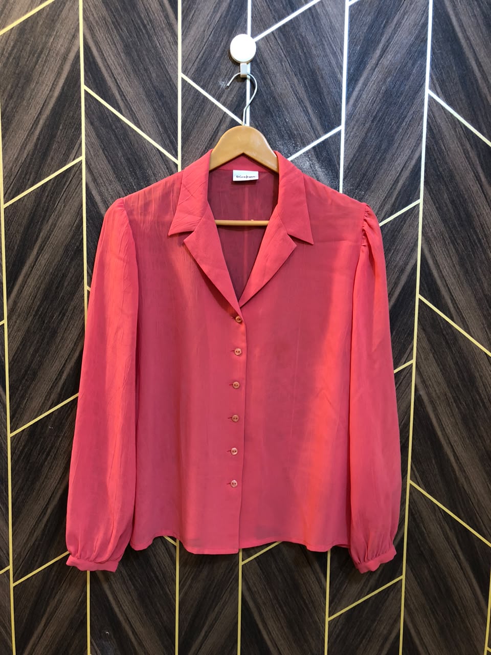 Western Top Chiffon (See Through) – Large Size (Chest: 21  , Length: 24 )