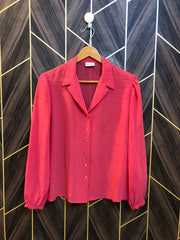 Western Top Chiffon (See Through) – Large Size (Chest: 21  , Length: 24 )