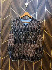 Western Top Chiffon – 2XL Size (Chest: 24, Length: 27  )
