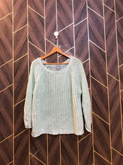 Women Crop Sweater Large | Size | Chest 21 | Length 24