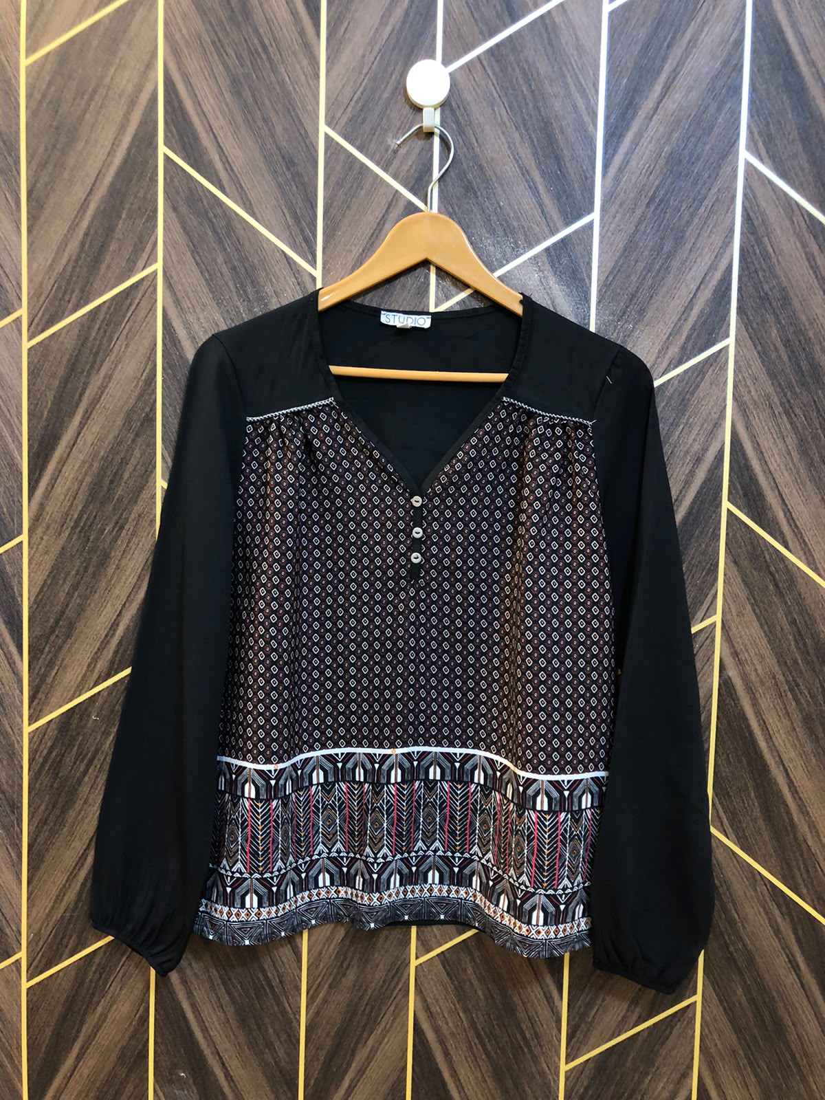 Western Top Chiffon – Small Size (Chest: 18, Length: 24 )