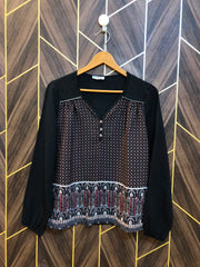 Western Top Chiffon – Small Size (Chest: 18, Length: 24 )