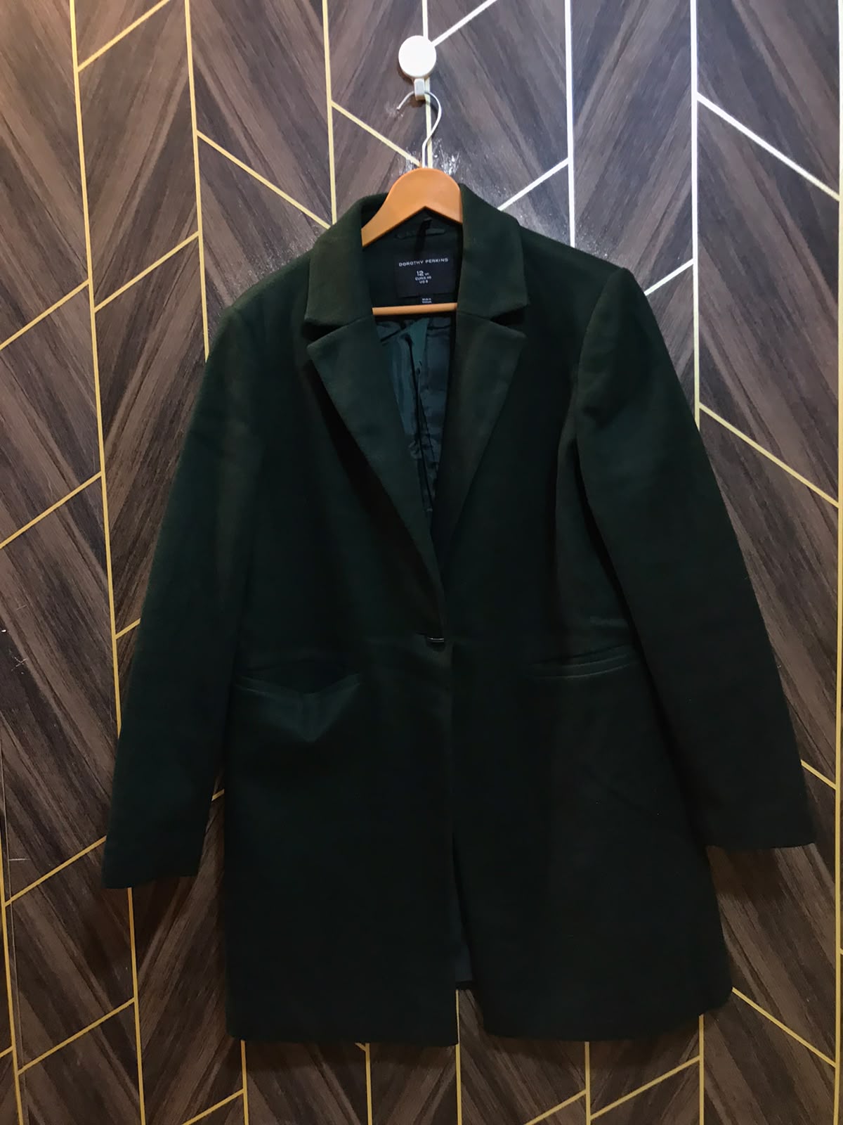 Women Wool Coat Large | Size | Chest 20 | Length 35