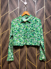 Trendy Cotton CropTop Size Large