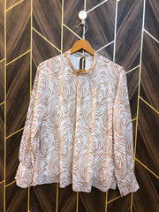 Western Top Chiffon – Large Size (Chest: 20, Length: 25  )