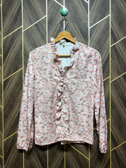 Western Top Chiffon – Small Size (Chest: 18  , Length: 25 )