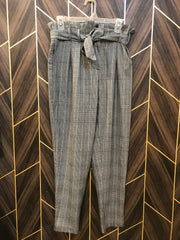 28 High Waist Belt Pent Ankle Length