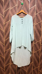 Mini Dress  see through Chiffon Medium Size Chest 20 Length 46