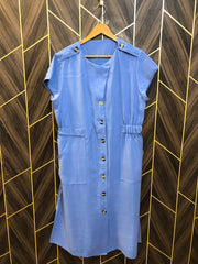 Western Long Maxi Chiffon Large | Size | Chest 21 | Length 44