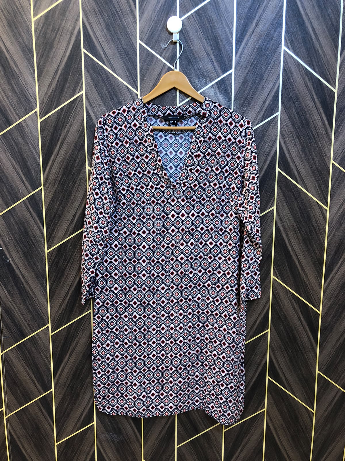 Women Long Shirt Linen Large | Chest 20 | Length 36