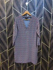Women Long Shirt Linen Large | Chest 20 | Length 36