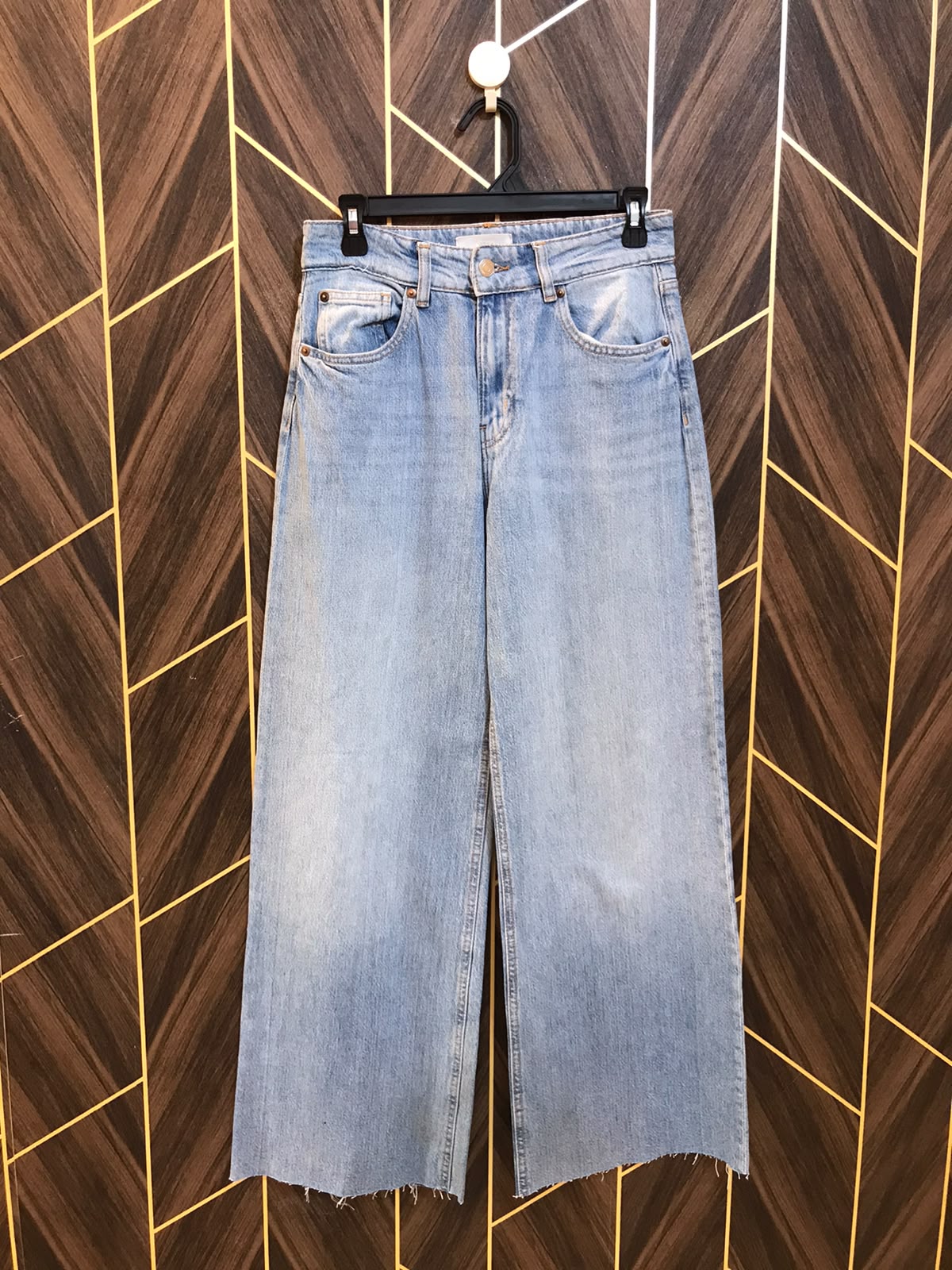 Women High Waist Wide Leg Jeans Medium | Waist 30 | Length 41