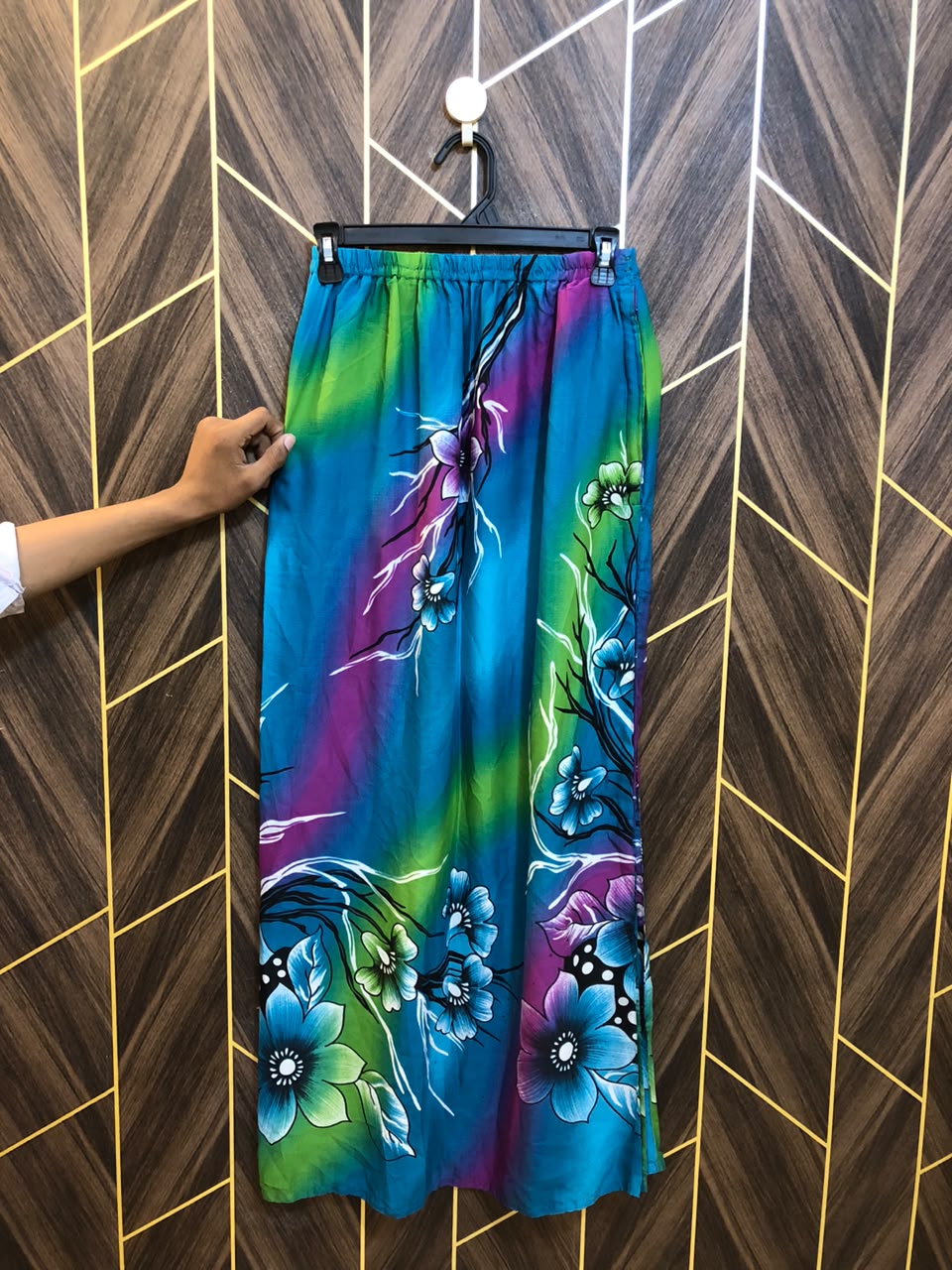 Women Chiffon Cord Set baggy  | Shirt Chest 17 | Shirt Length 38   | Skirt Waist 26 | Skirt Length 41