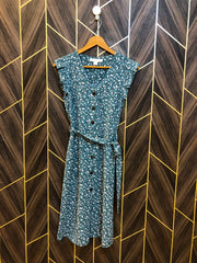 Mini Dress Chiffon X Small Size Chest 17 Length 39