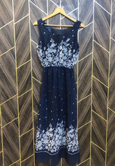 Western Long Maxi chiffon X Small | Size | Chest 17 | Length 50
