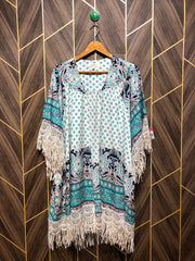 Western Top shrug Linen – XXX -Large Size (Chest: 27 , Length: 37 )
