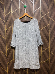 Women Long Shirt Chiffon Large | Chest 20 | Length 36