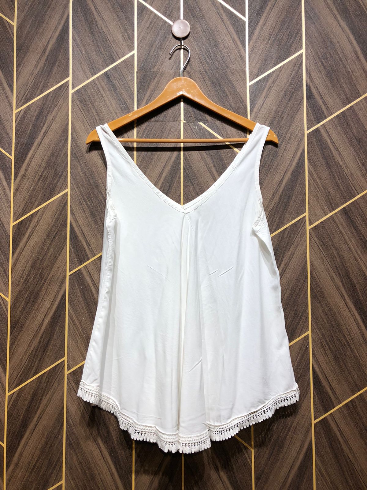 Trendy Linen CropTop Size  X  Large